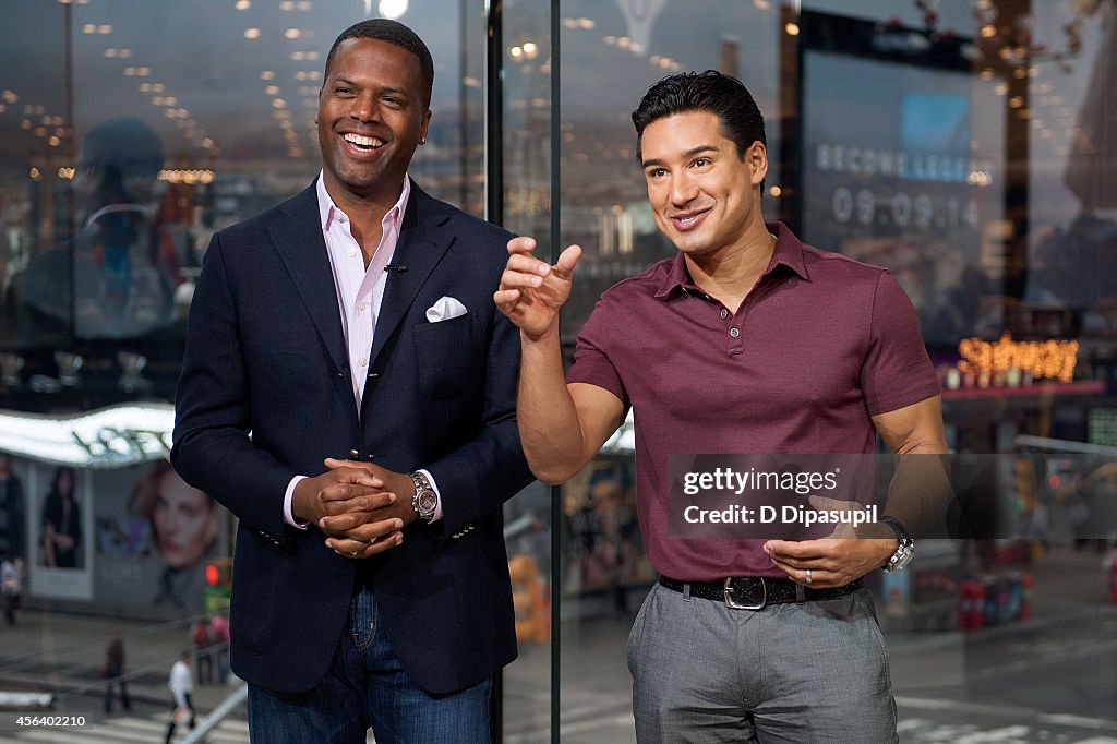 Mario Lopez Hosts "Extra"