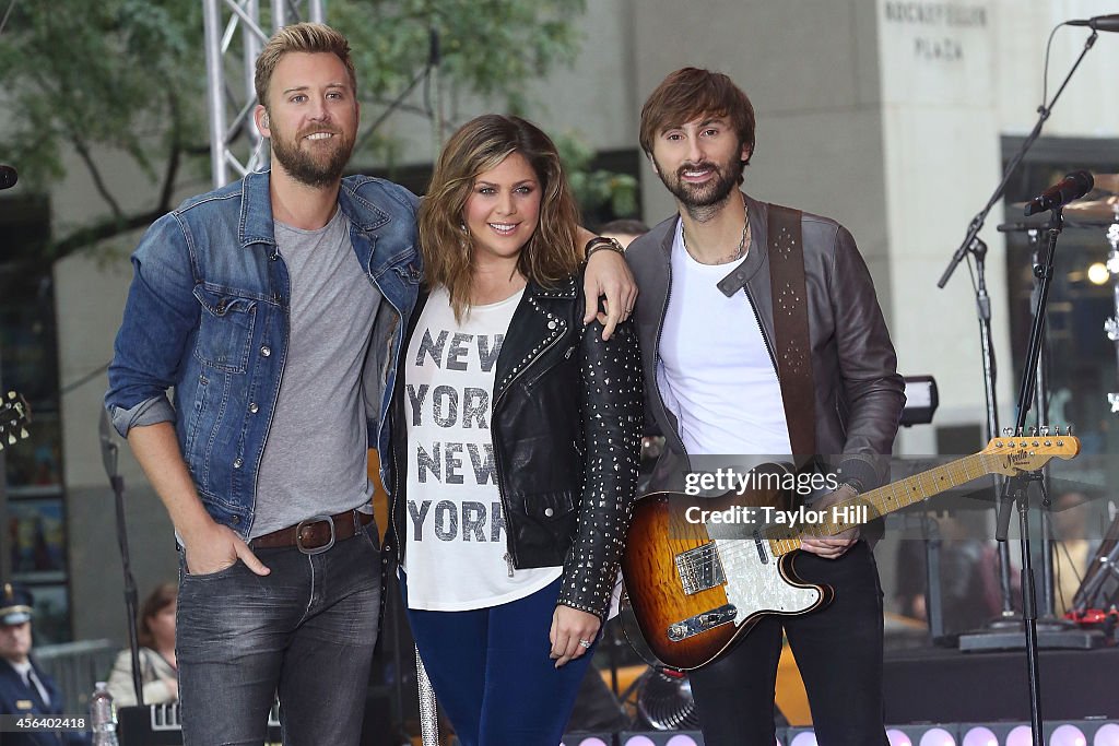 Lady Antebellum Performs On NBC's "Today"