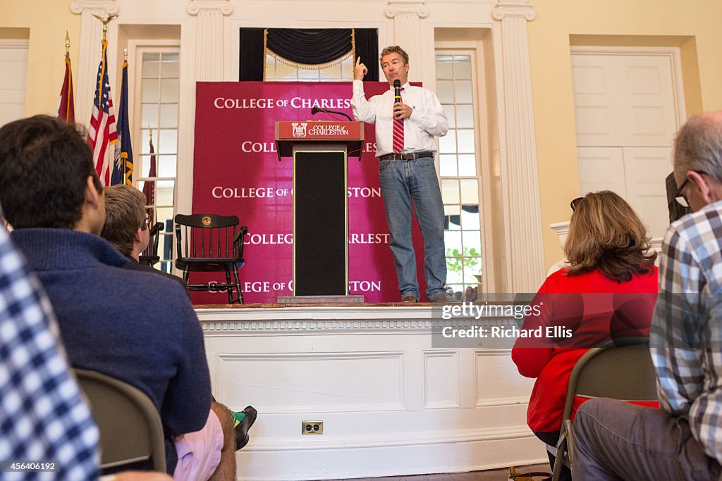 Sen. Rand Paul Hosts Town Hall Meeting In South Carolina