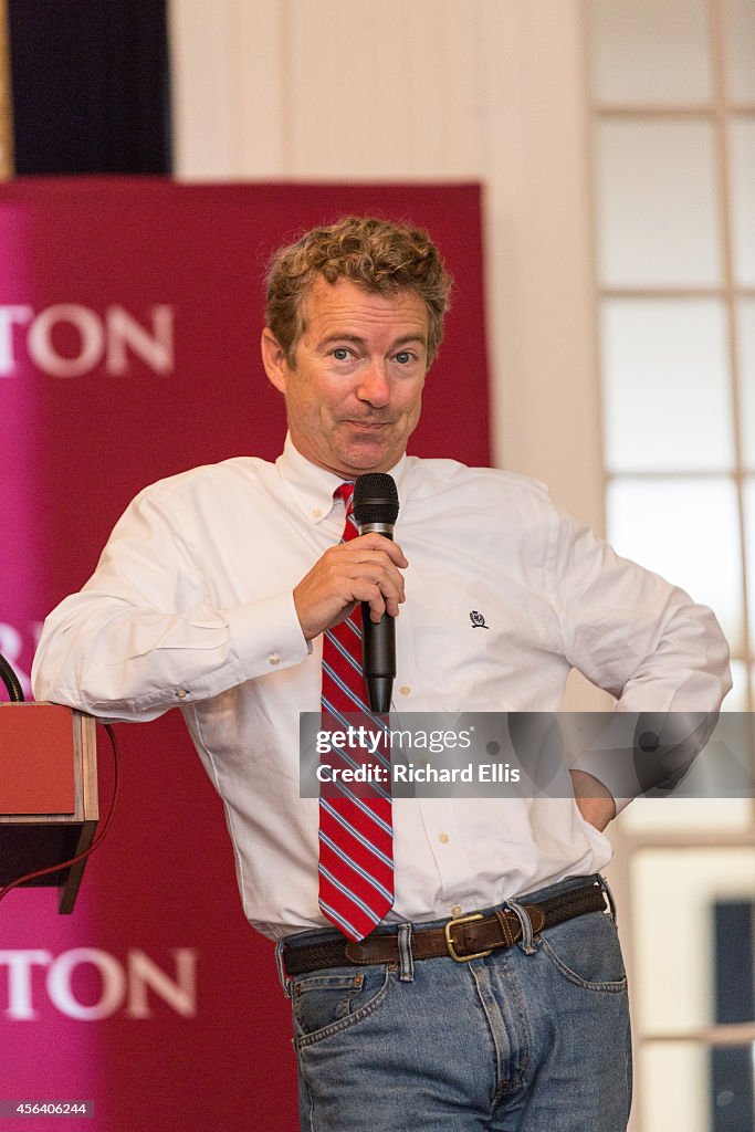 Sen. Rand Paul Hosts Town Hall Meeting In South Carolina