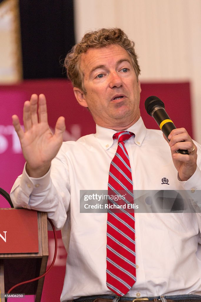 Sen. Rand Paul Hosts Town Hall Meeting In South Carolina