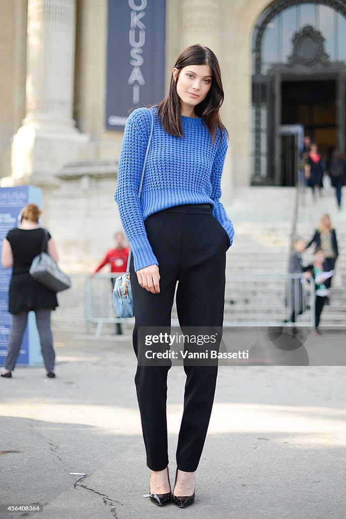 Street Style - Paris Fashion Week, Womenswear S/S 2015 : September 30th