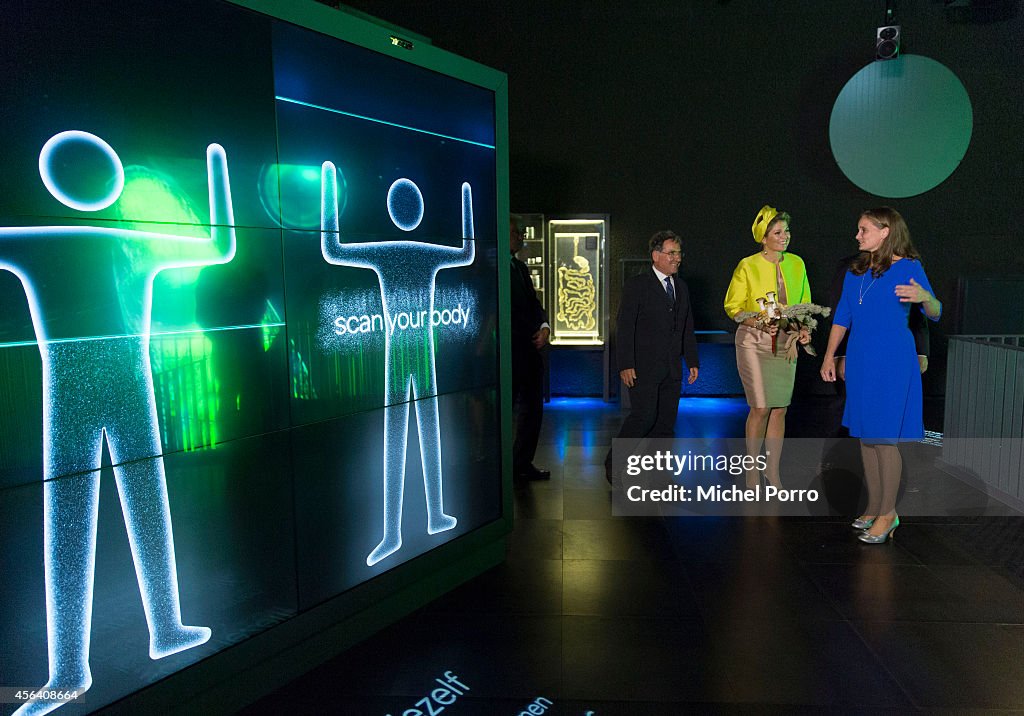 Queen Maxima Of The Netherlands Opens Micropia Museum