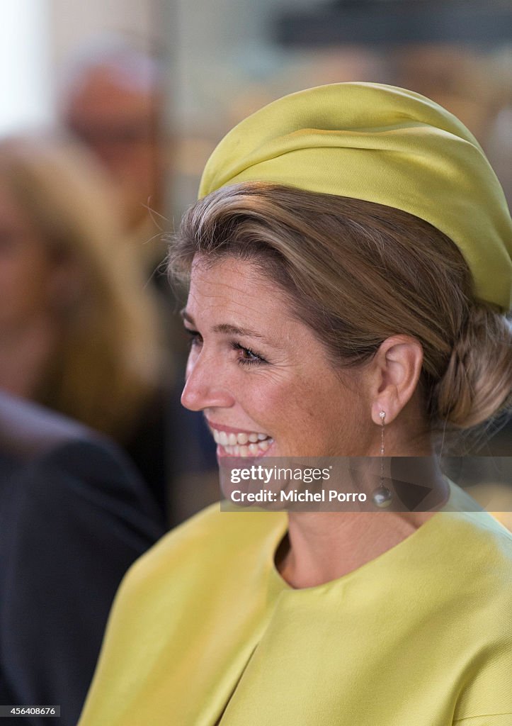 Queen Maxima Of The Netherlands Opens Micropia Museum