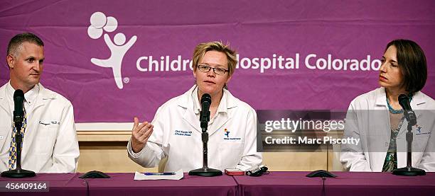 Children's Hospital Colorado experts Samuel Dominguez, MD, PhD, microbial epidemiologist; Chris Nyquist, MD, Medical Director, Infection Prevention...