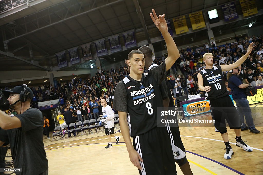 Minnesota Timberwolves Training Camp Dunks after Dark