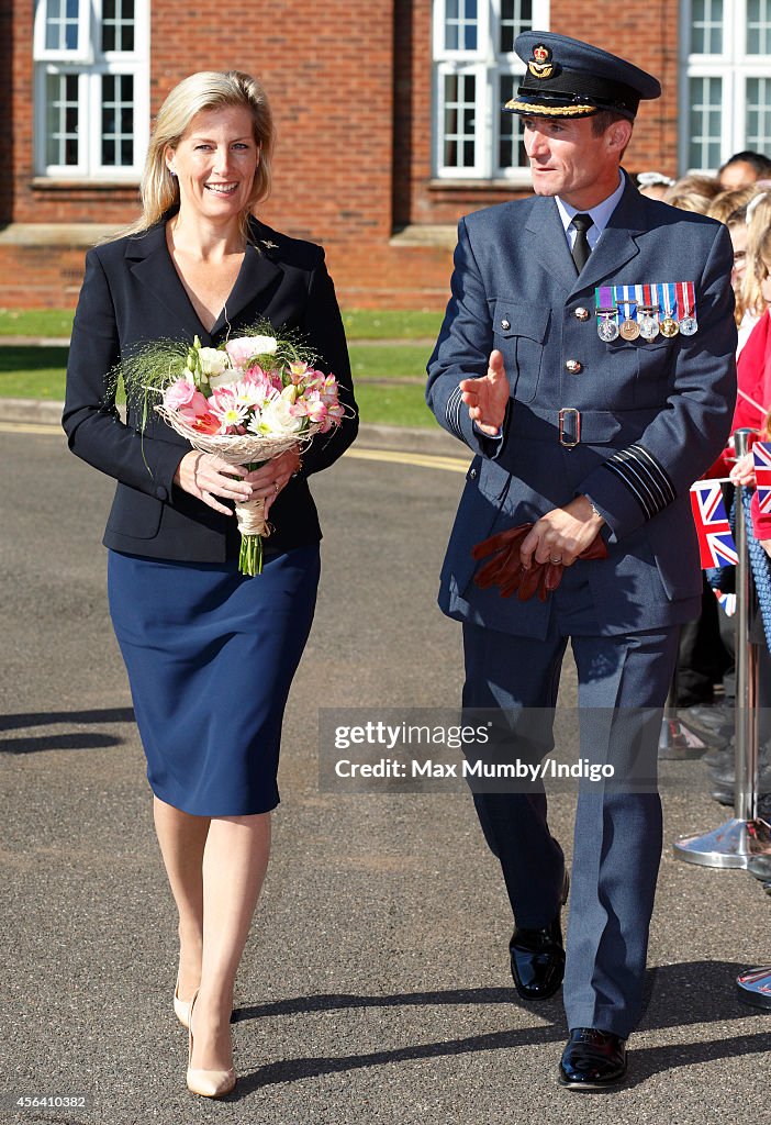 The Countess Of Wessex Visits RAF Wittering