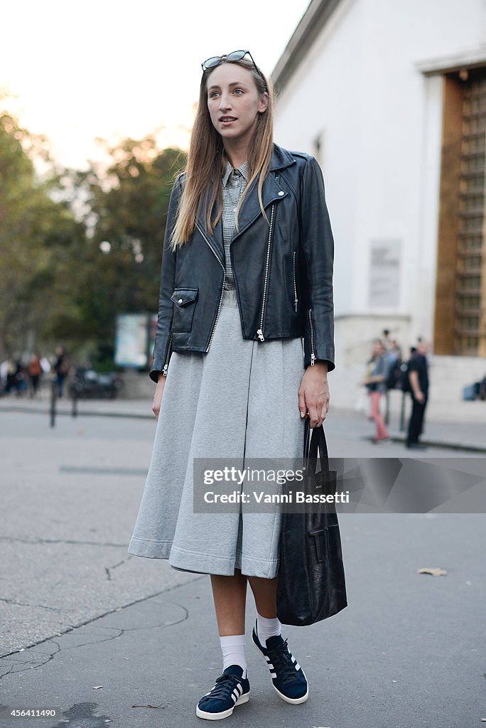 Street Style - Paris Fashion Week, Womenswear S/S 2015 : September 30th