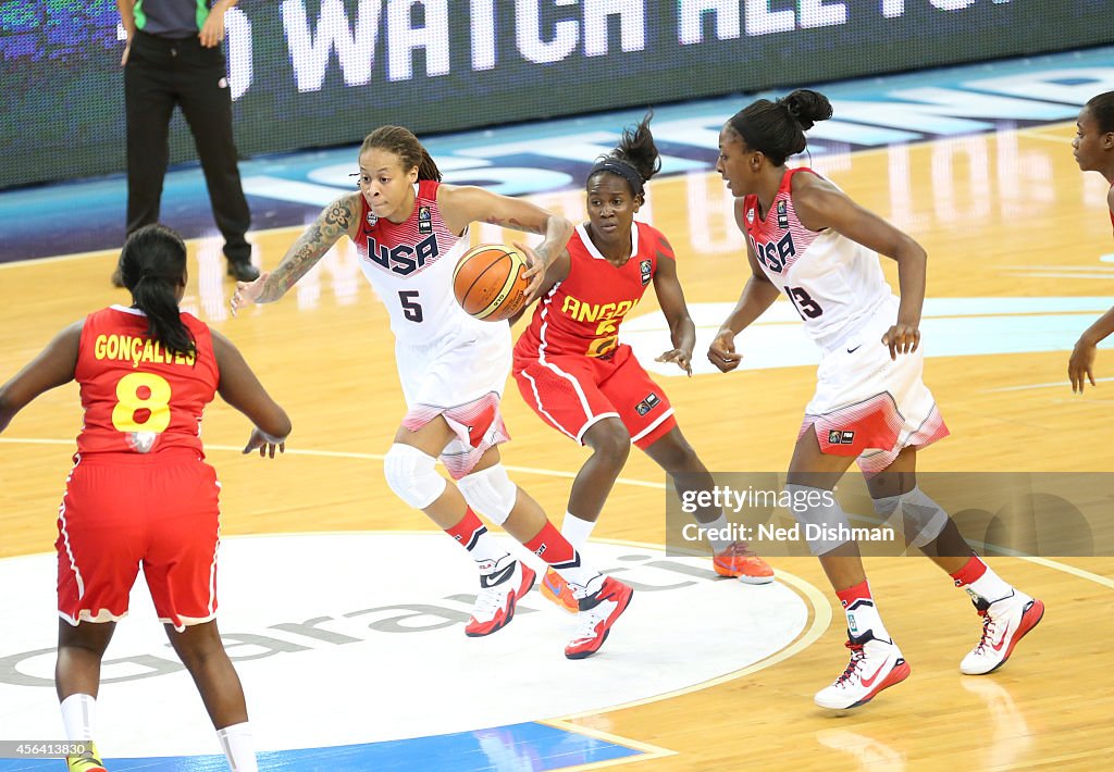 Women's Senior U.S. National Team v Angola