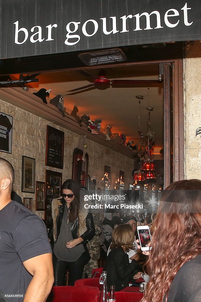 Kendall Jenner and Justin Bieber  Sighting In Paris