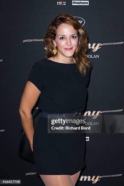 Actress Monia Chokri attends the 'Mommy' Paris premiere at MK2 Bibliotheque on September 30, 2014 in Paris, France.