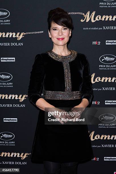 Actress Anne Dorval attends the 'Mommy' Paris premiere at MK2 Bibliotheque on September 30, 2014 in Paris, France.