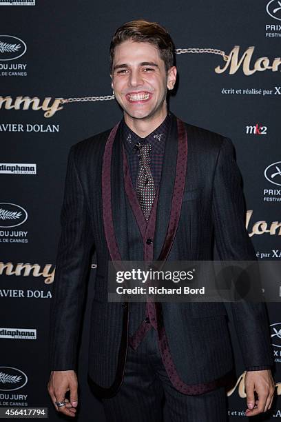 Director Xavier Dolan attends the 'Mommy' Paris premiere at MK2 Bibliotheque on September 30, 2014 in Paris, France.