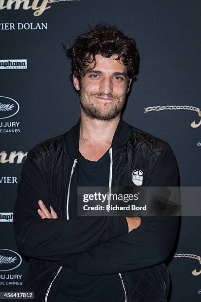 French actor Louis Garrel attends the 'Mommy' Paris premiere at MK2 Bibliotheque on September 30, 2014 in Paris, France.