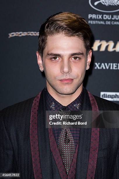 Director Xavier Dolan attends the 'Mommy' Paris premiere at MK2 Bibliotheque on September 30, 2014 in Paris, France.