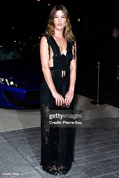 Hanneli Mustaparta attends the CR Fashion Book Issue N°5 launch party as part of the Paris Fashion Week Womenswear Spring/Summer 2015 on September...