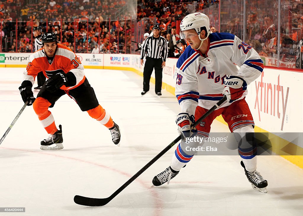 New York Rangers v Philadelphia Flyers