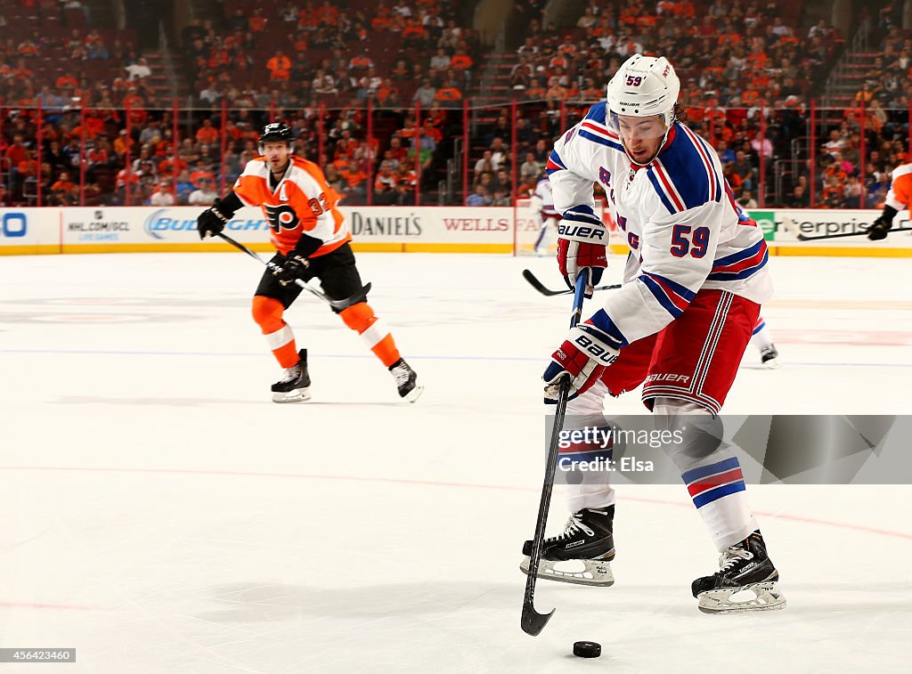 New York Rangers v Philadelphia Flyers