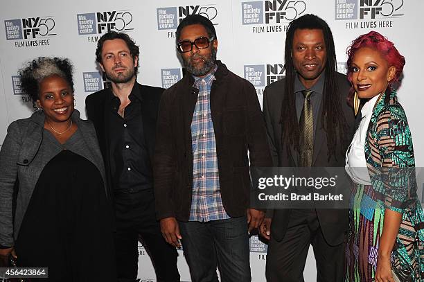 Elisa Moorehead, producer Asa Mader, director Arthur Jafa, composer Melvin Gibbs and Nefertite Nguvu attends the "Dreams Are Colder Than Death"...