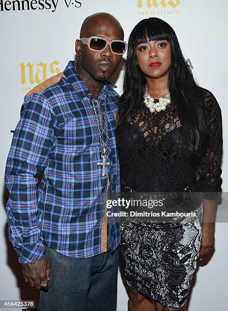 Treach Criss and Cicely Evans attend the "Nas: Time Is Illmatic" New York Premiere at Museum of Modern Art on September 30, 2014 in New York City.