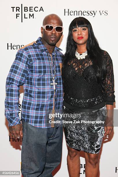 Treach Criss and Cicely Evans attend 'Nas: Time Is Illmatic' New York Premiere at Museum of Modern Art on September 30, 2014 in New York City.