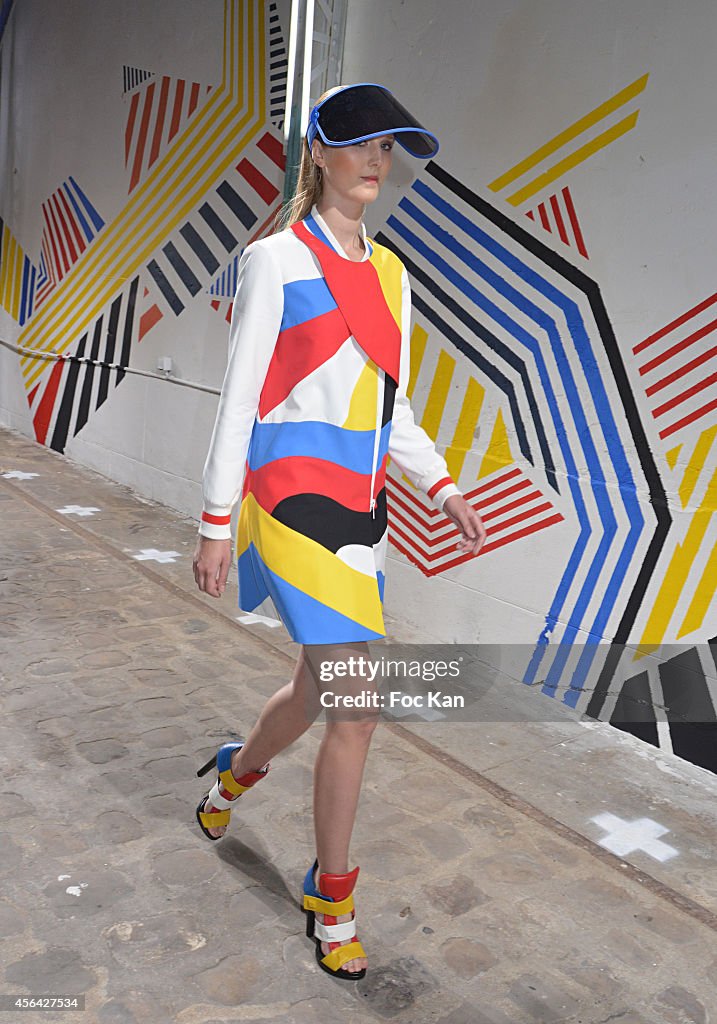 Jean Charles De Castelbajac : Runway - Paris Fashion Week Womenswear Spring/Summer 2015