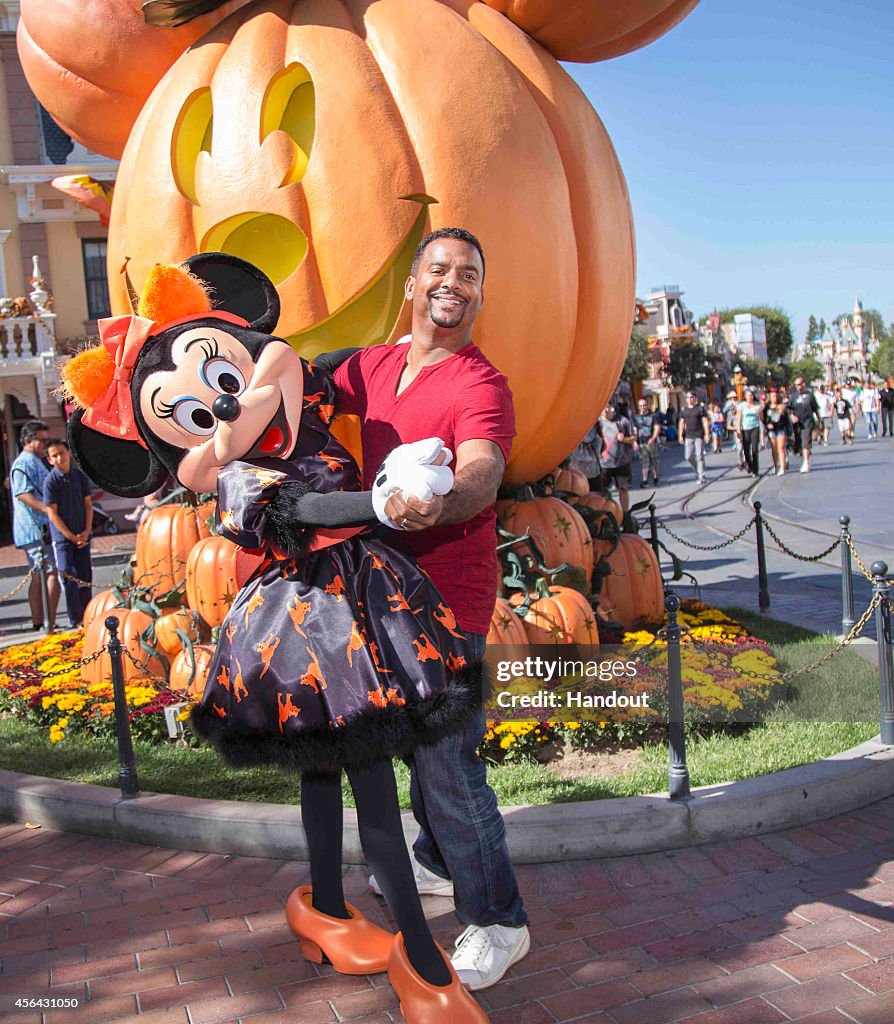 Alfonso Ribeiro Celebrates Halloween Time At Disneyland