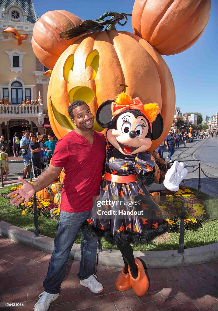 Alfonso Ribeiro Celebrates Halloween Time At Disneyland