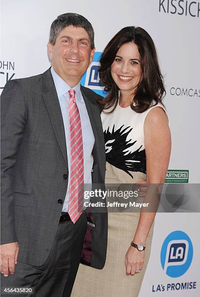 Honoree, Universal Filmed Entertainment Chairman Jeff Shell and wife Laura Shell attend the 2014 LA's Promise Gala honoring exemplary advocates of...