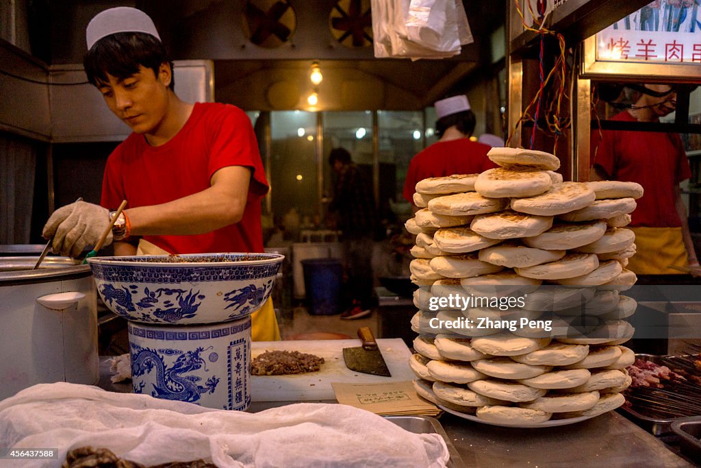 Rou jia mo, also Chinese hamburger, is a street food...