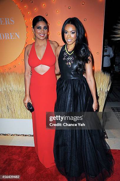 Rachel Roy and Brandi Garnett attend 15th Annual New Yorkers For Children Gala at Cipriani 42nd Street on September 30, 2014 in New York City.