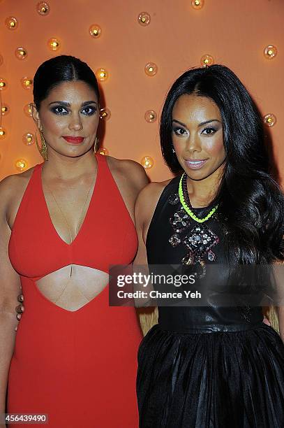 Rachel Roy and Brandi Garnett attend 15th Annual New Yorkers For Children Gala at Cipriani 42nd Street on September 30, 2014 in New York City.