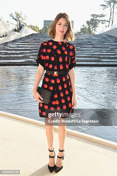 Sofia Coppola attends the Louis Vuitton show as part of the Paris Fashion Week Womenswear Spring/Summer 2015 on October 1, 2014 in Paris, France.