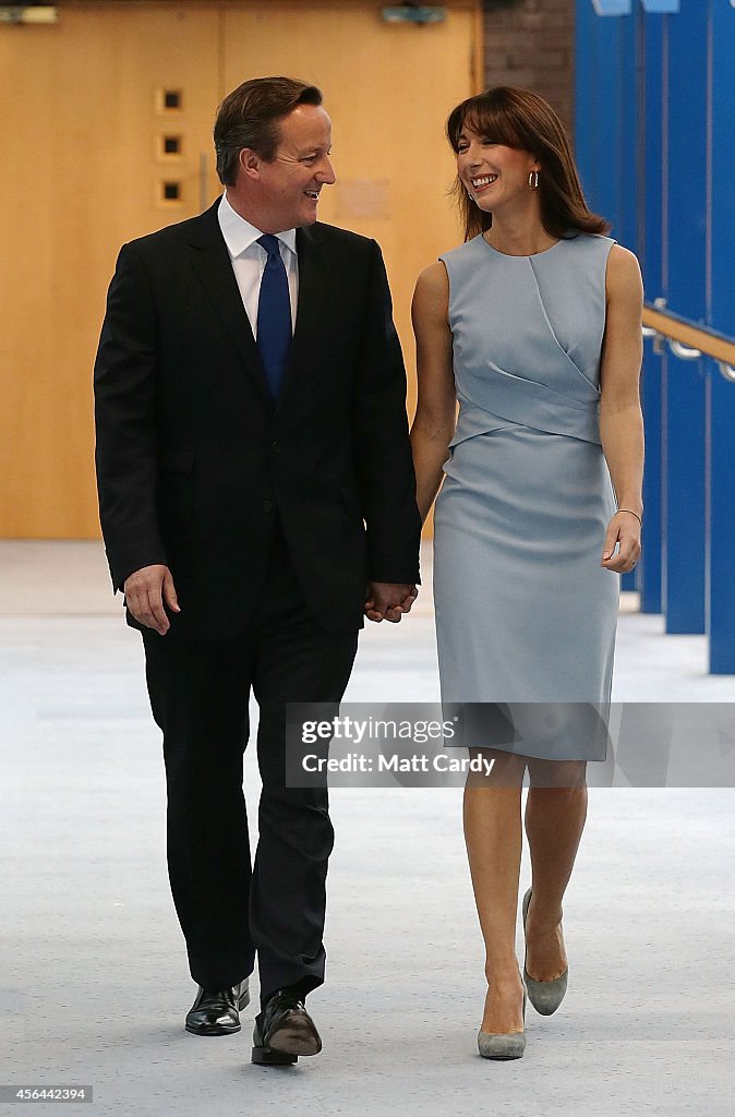 Prime Minister David Cameron Delivers His Keynote Speech At The Conservative Party Conference