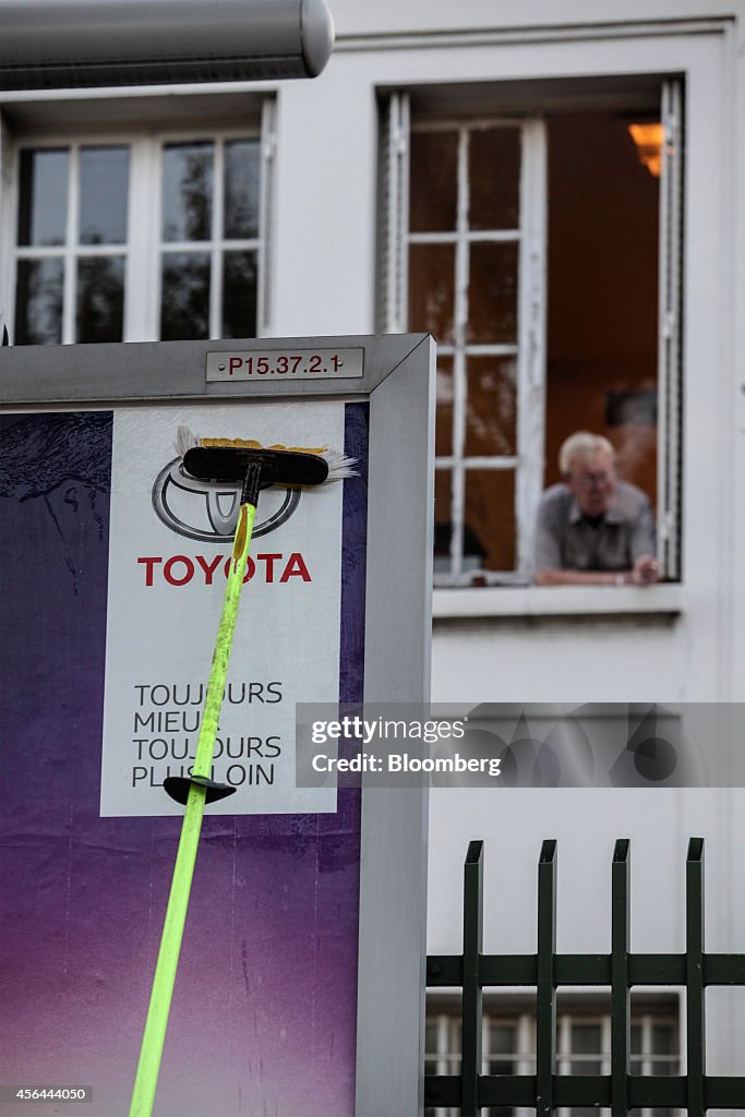 Preparations For The 2014 Paris Motor Show