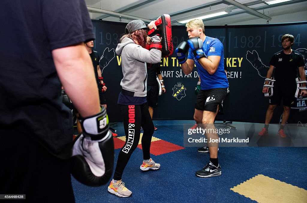 AIK - Pro Ice Hockey Team Training Session