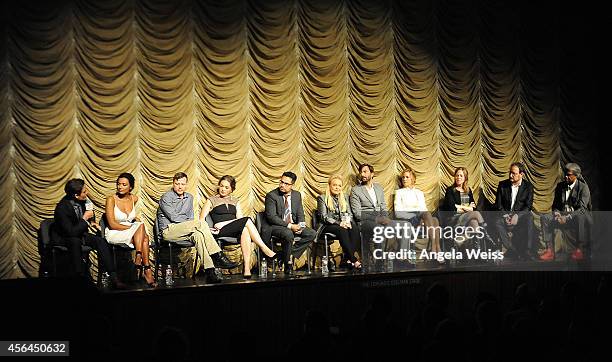 Actors Kevin Zegers, Jessica Lucas, Kevin Rankin, Virginia Kull, Michael Pena, Jacki Weaver, David Tennant, Anna Gunn, executive producer Anya...