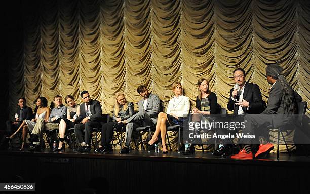 Actors Kevin Zegers, Jessica Lucas, Kevin Rankin, Virginia Kull, Michael Pena, Jacki Weaver, David Tennant, Anna Gunn, executive producer Anya...