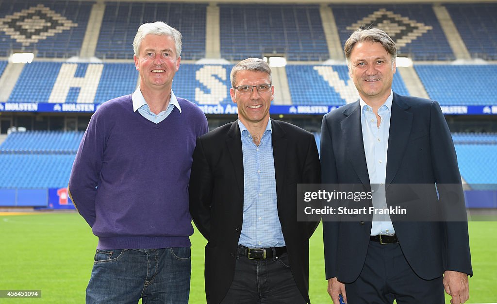 Hamburger SV Unveils New Signing Director Professional Football Peter Knaebel
