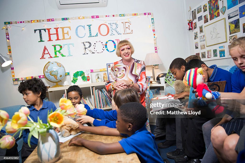 Grayson Perry And Dame Vivien Duffield Officially Launch The 50th Clore Learning School At Barlby Primary School