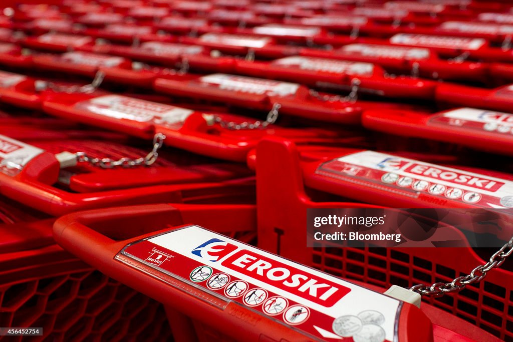 Inside A Groupo Eroski Store As Spanish Supermarket Chain Restructures