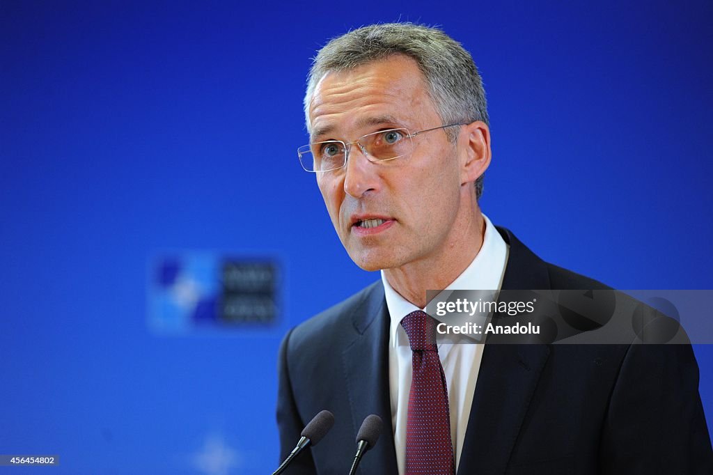 New NATO secretary-general holds a press conference in Brussels