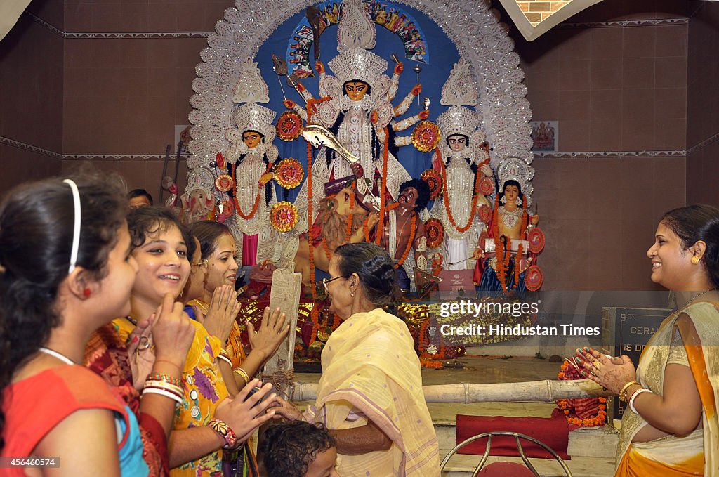Hindus Celebrate Durga Puja Festival