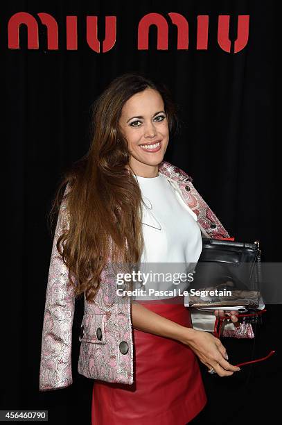 Sandra Bauknecht attends the Miu Miu show as part of the Paris Fashion Week Womenswear Spring/Summer 2015 on October 1, 2014 in Paris, France.