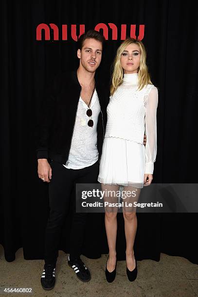 Nicola Peltz attends the Miu Miu show as part of the Paris Fashion Week Womenswear Spring/Summer 2015 on October 1, 2014 in Paris, France.