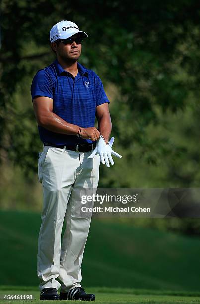 Carlos Sainz Jr. During the second round of the Chiquita Classic held at River Run Country Club on September 5, 2014 in Davidson, North Carolina.