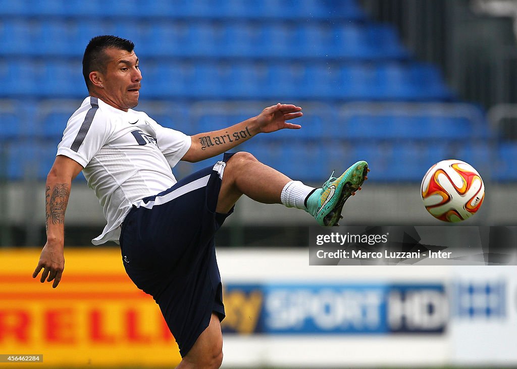 FC Internazionale Training Session And Press Conference