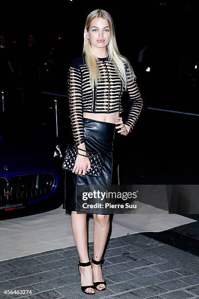 Daphne Groeneveldattends the CR Fashion Book Issue N°5 : Launch Party as part of the Paris Fashion Week Womenswear Spring/Summer 2015 on September...