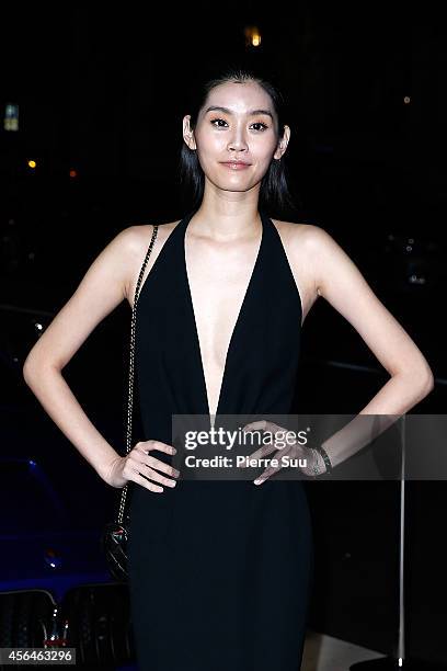 Ming Xi attends the CR Fashion Book Issue N°5 : Launch Party as part of the Paris Fashion Week Womenswear Spring/Summer 2015 on September 30, 2014 in...