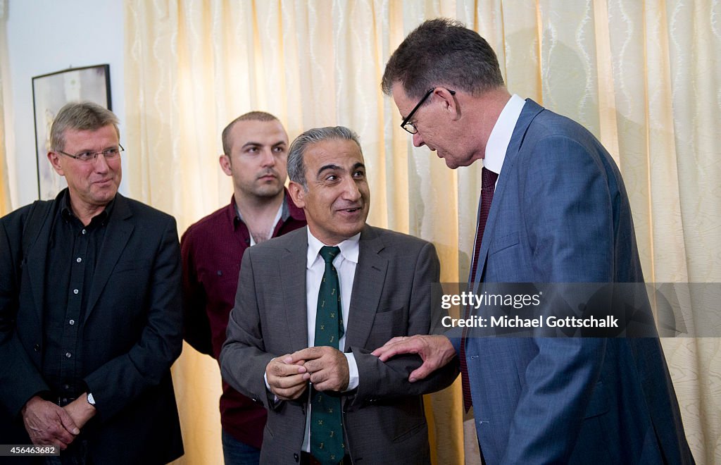 German Development Minister Gerd Mueller Visits Arbil